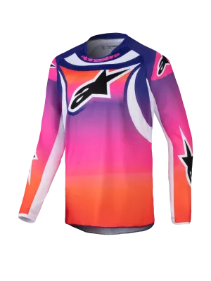 2025 Alpinestars Youth Racer Wurx Jersey Multicolor White