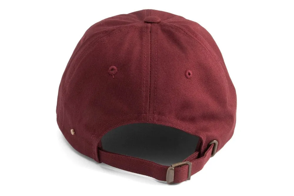 #214 - Basecap Dad Cap Ride burgundy