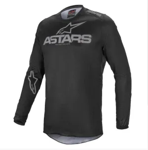 Alpinestars Fluid Graphite Motocross Jersey - Black / Dark Grey