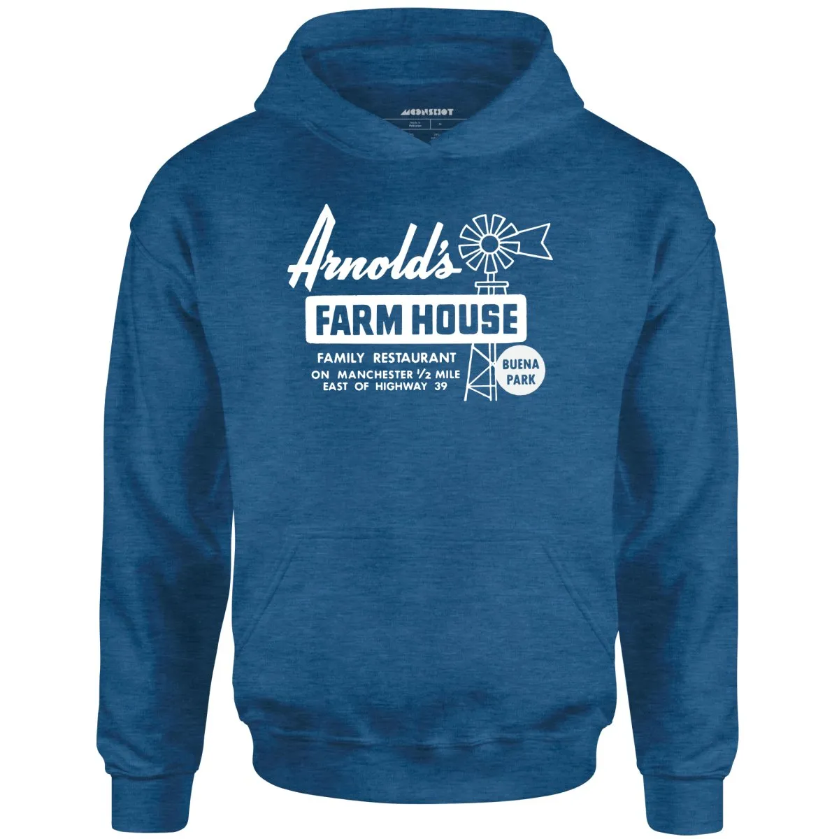 Arnold's Farmhouse - Buena Park, CA - Vintage Restaurant - Unisex Hoodie