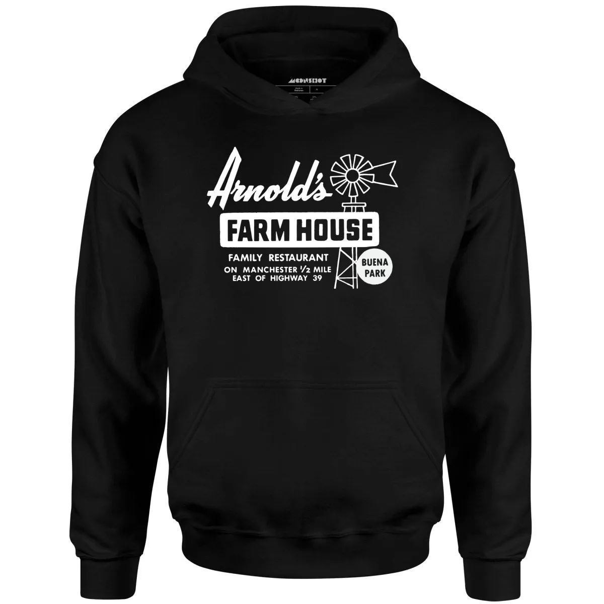 Arnold's Farmhouse - Buena Park, CA - Vintage Restaurant - Unisex Hoodie