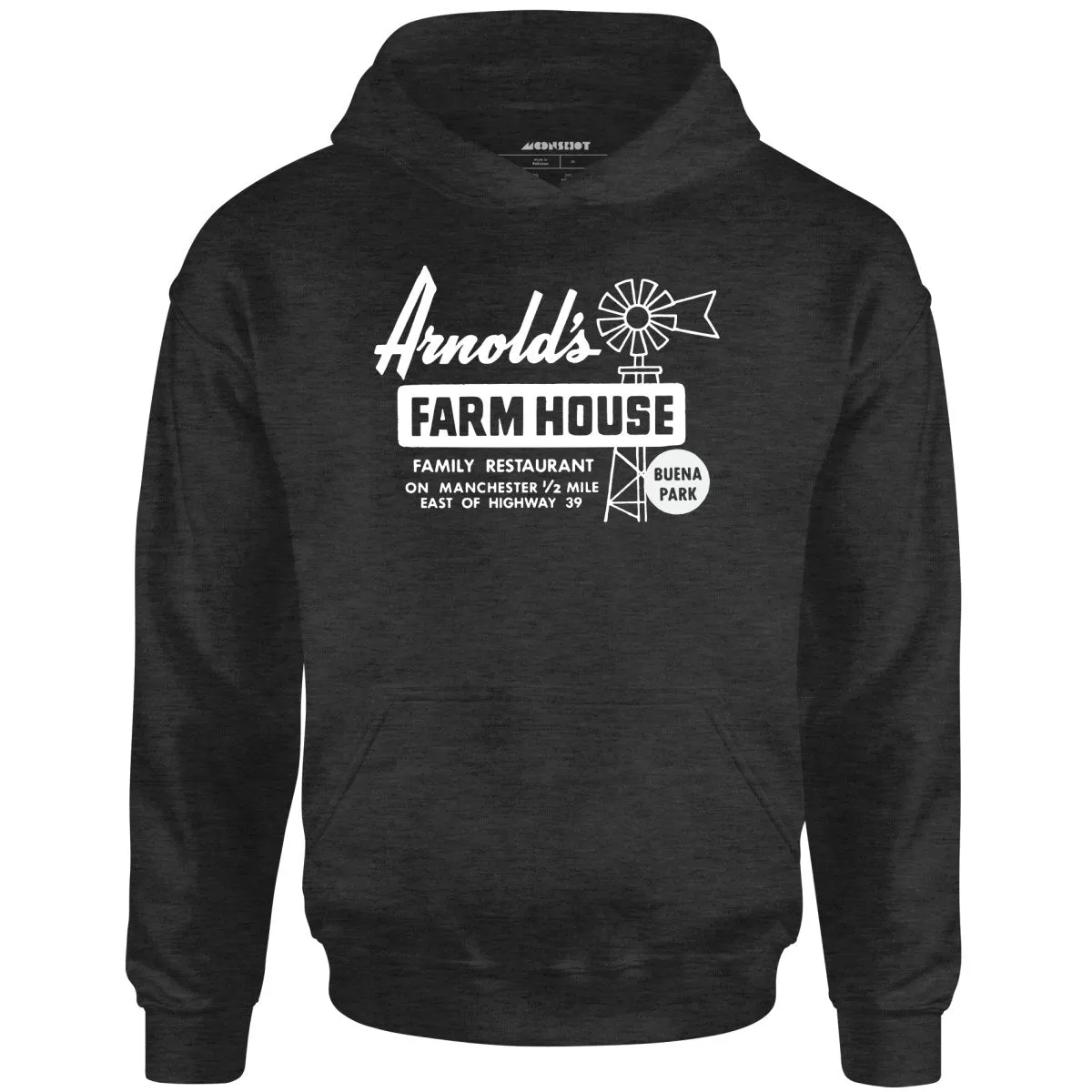 Arnold's Farmhouse - Buena Park, CA - Vintage Restaurant - Unisex Hoodie