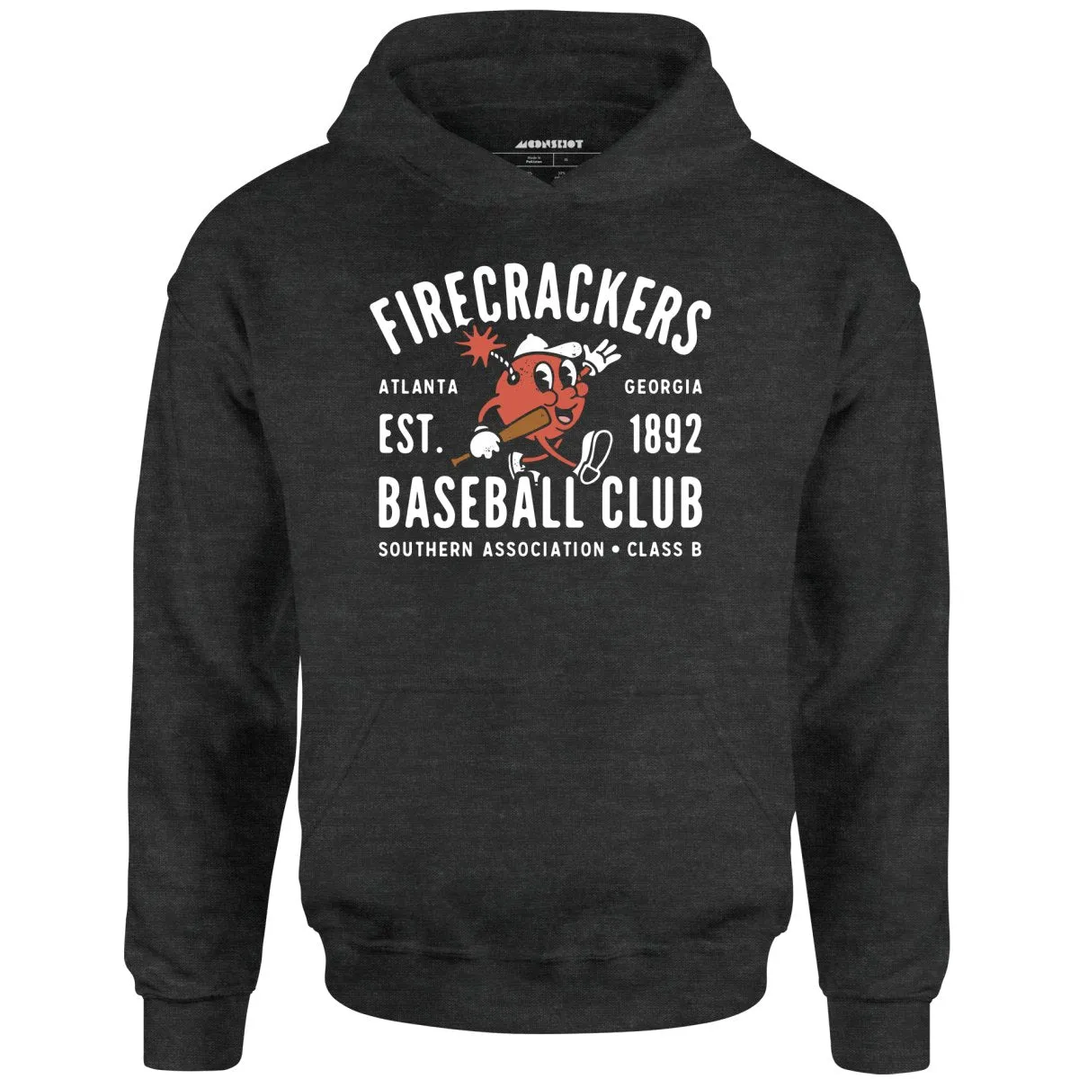 Atlanta Firecrackers - Georgia - Vintage Defunct Baseball Teams - Unisex Hoodie