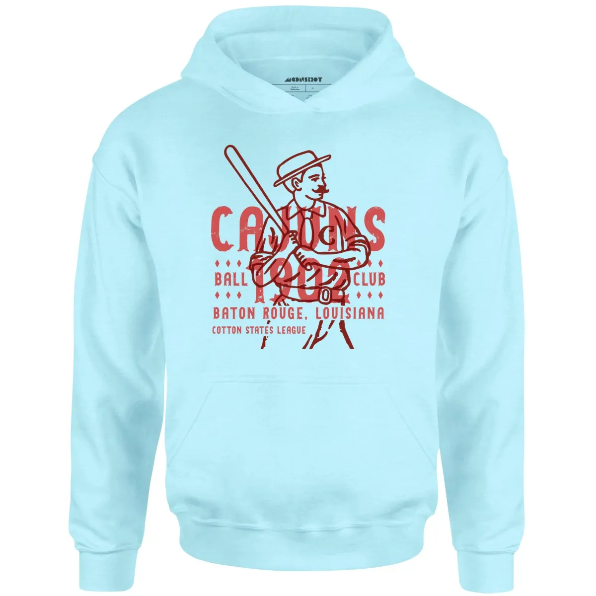 Baton Rouge Cajuns - Louisiana - Vintage Defunct Baseball Teams - Unisex Hoodie