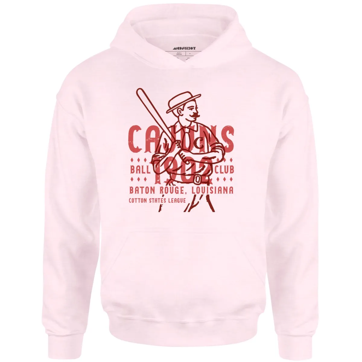 Baton Rouge Cajuns - Louisiana - Vintage Defunct Baseball Teams - Unisex Hoodie