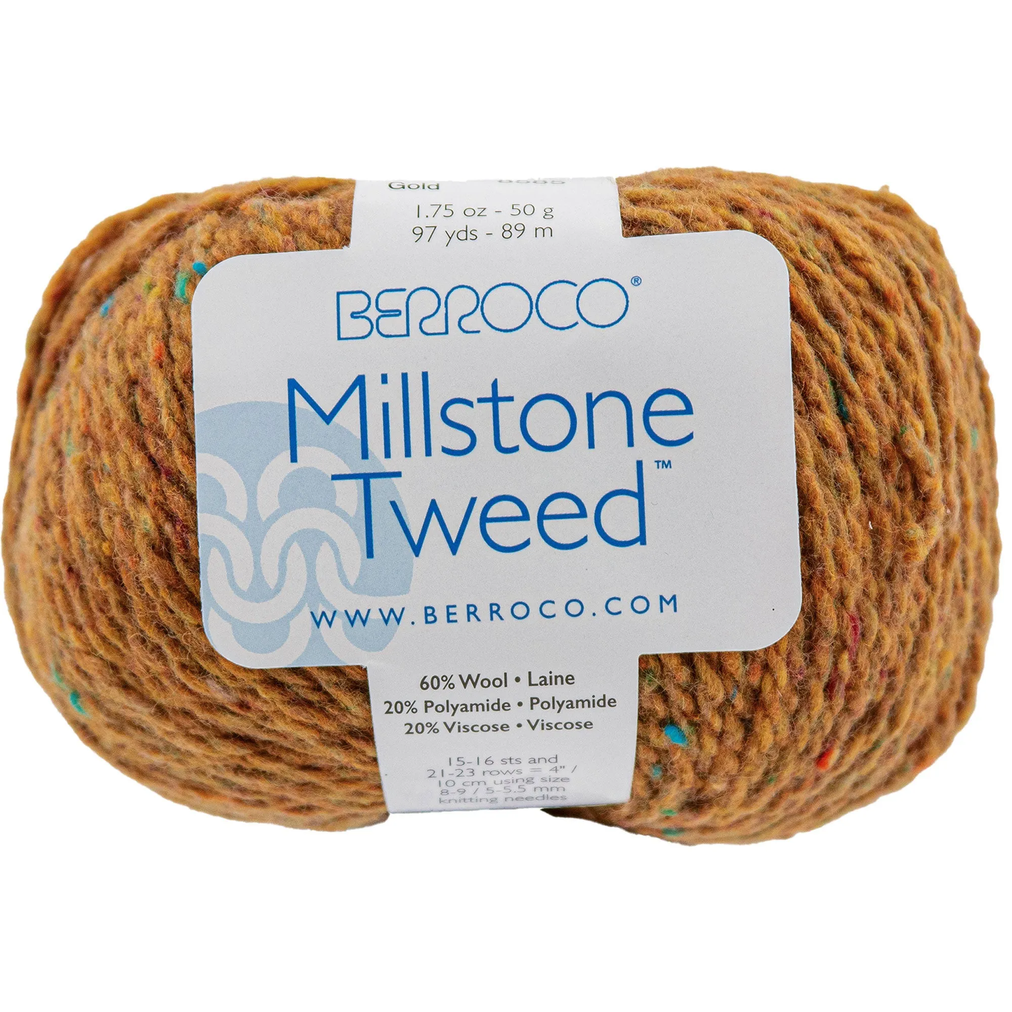 Berroco Millstone Tweed Yarn - 11152 Gold