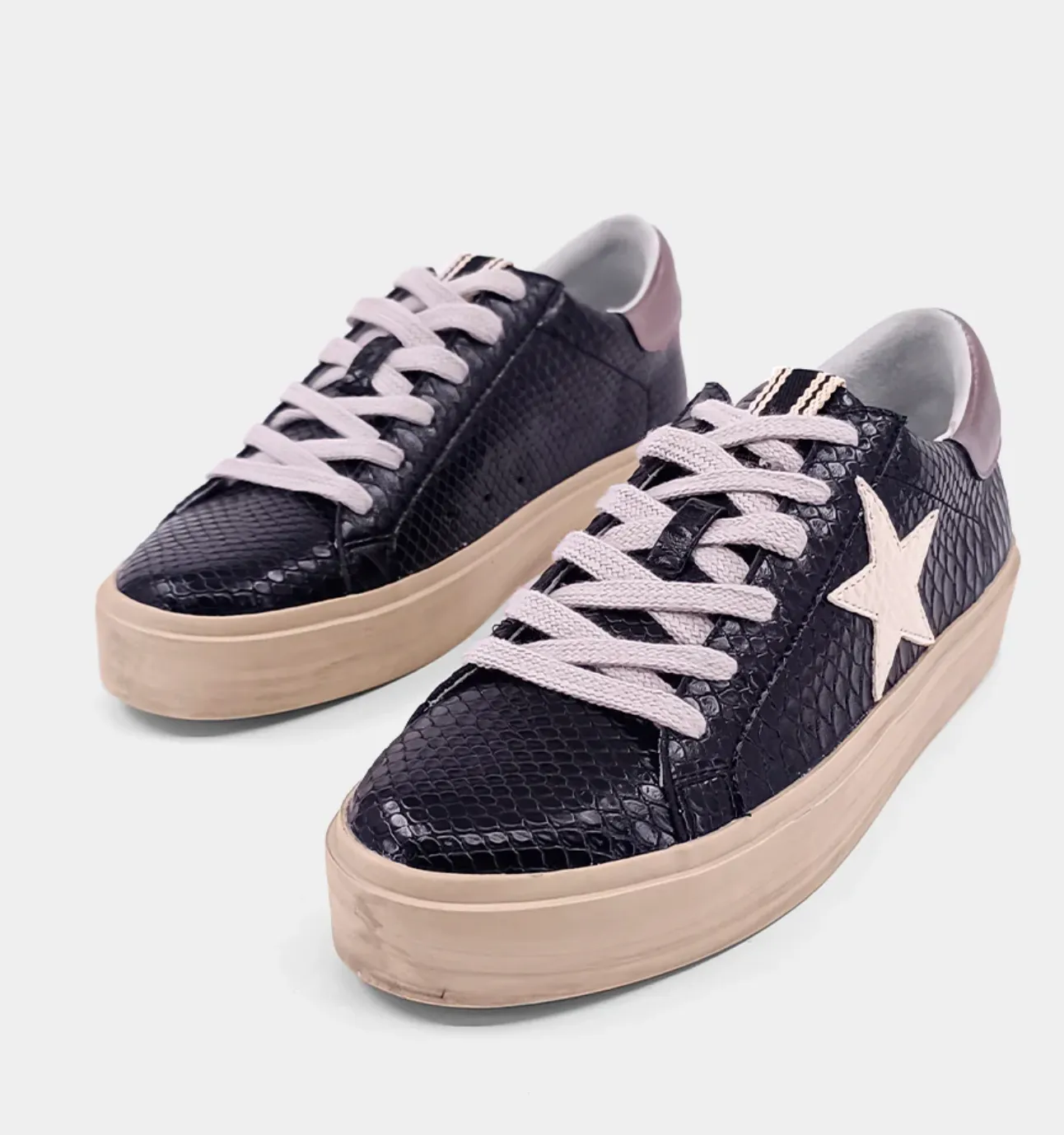 Black Snack REBA Sneaker - Shu Shop - Final Sale