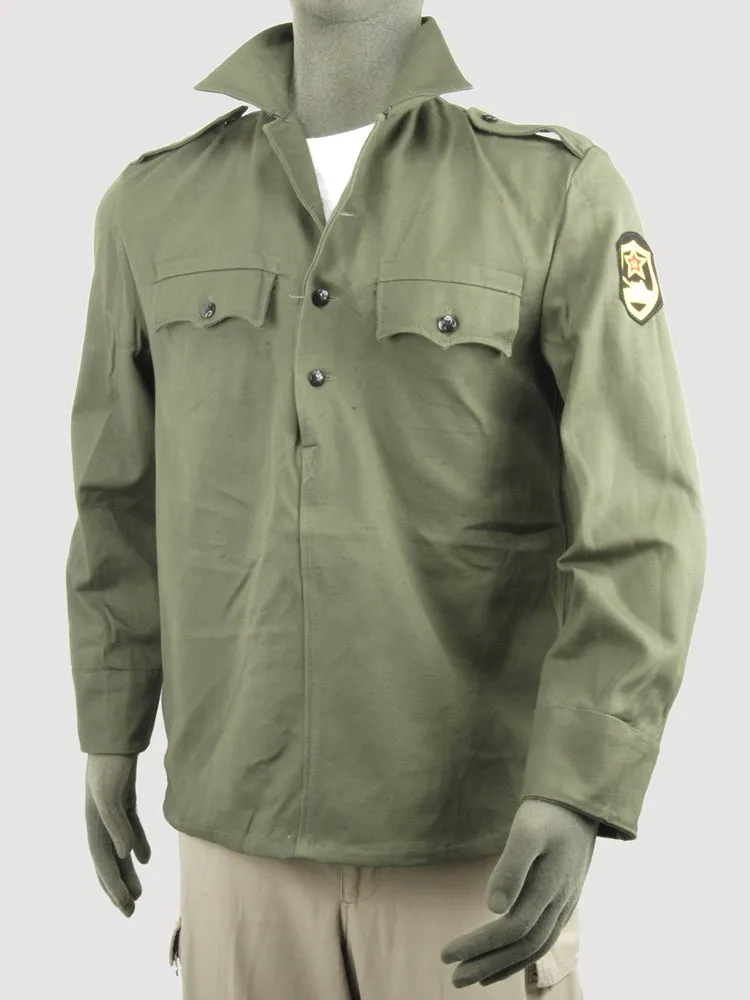 Bulgarian Heavy Duty Olive Green Fatigue Shirt