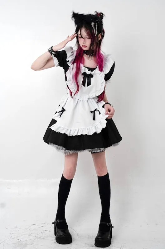 Classic lolita heart maid dress