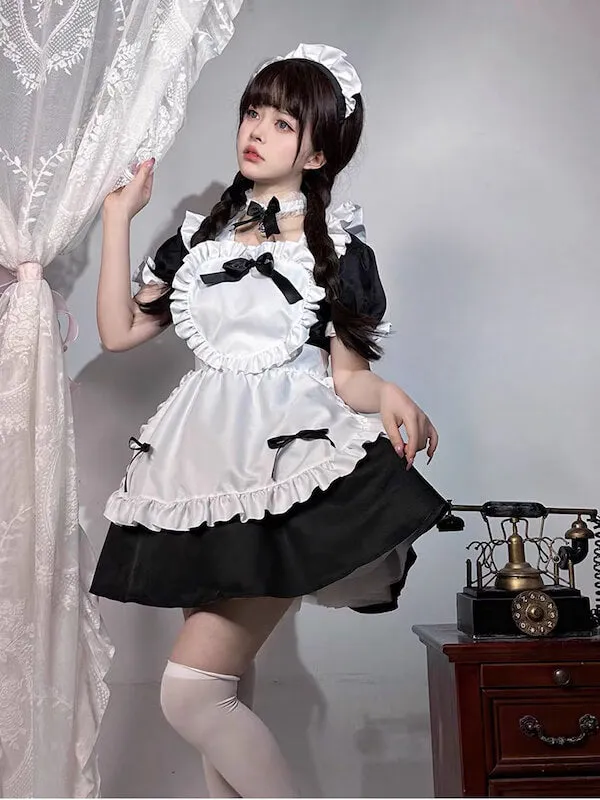 Classic lolita heart maid dress