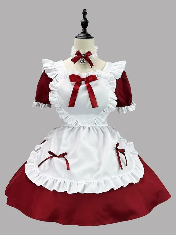 Classic lolita heart maid dress