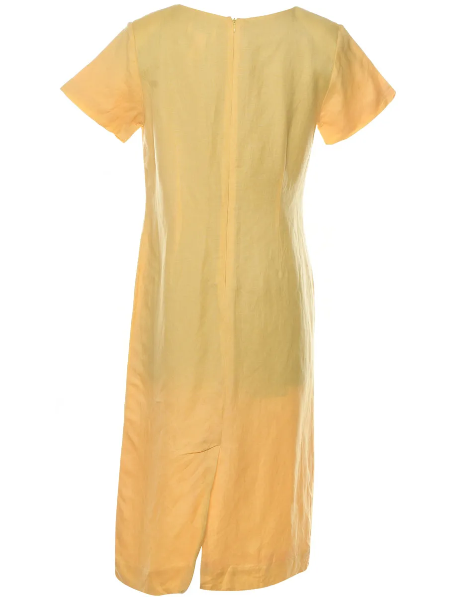 Classic Yellow Dress - L