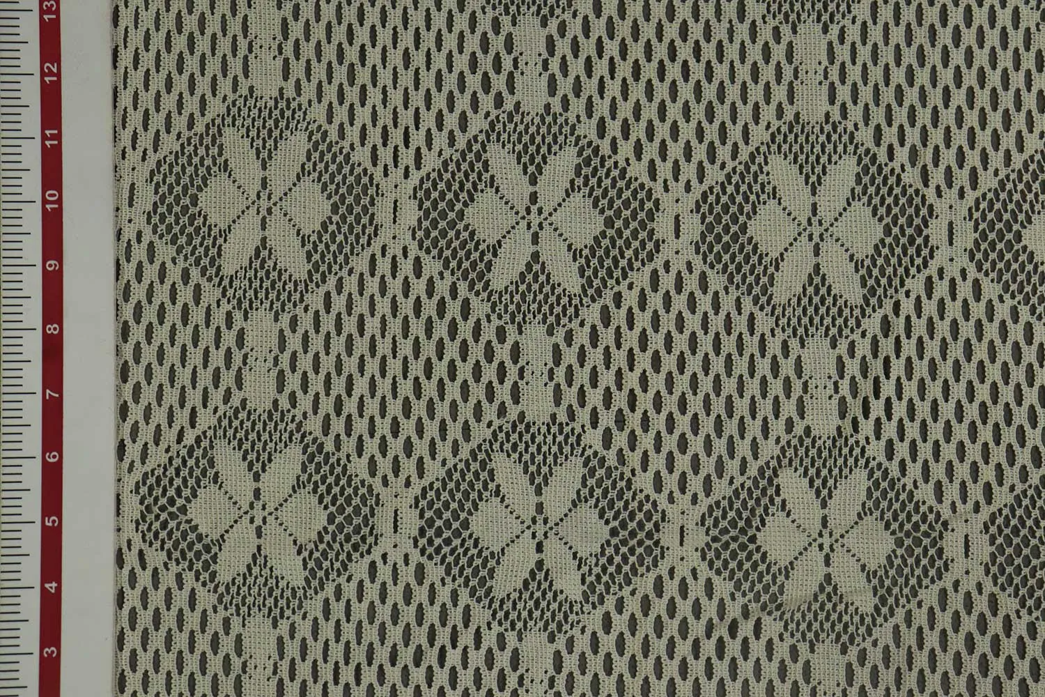 Cream Traditional Cotton Net Fabric