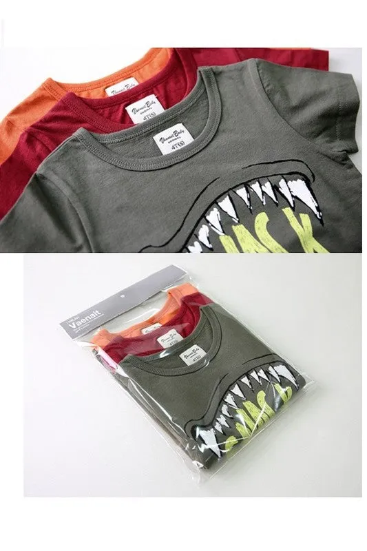 Dino Short Sleeve T-shirts 3 Pack Set