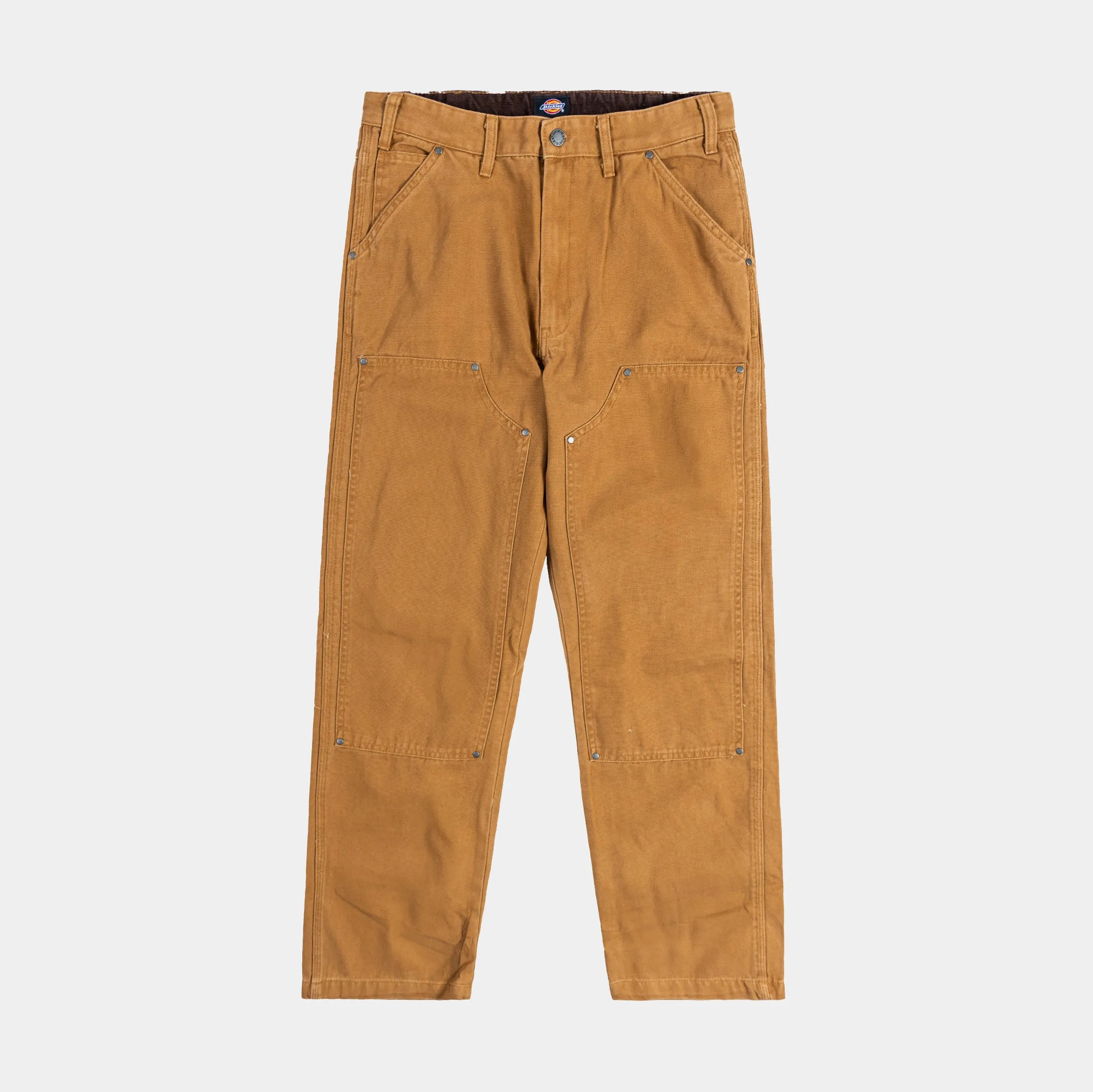 Double Front Duck Mens Pants (Brown)