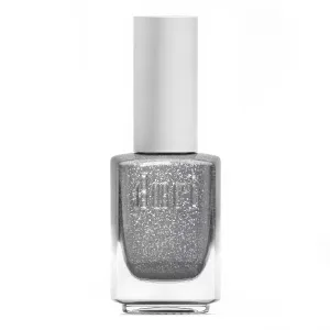 duri Nail Polish, 633 Arctic Circle, Silver Glitter Color, Semi Coverage, Long Lasting, 0.45 Fl Oz