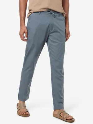 ETA Teal Slim-Fit Pure Cotton Chinos