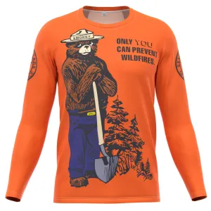 FMR Smokey Bear Long Sleeve Running Shirt