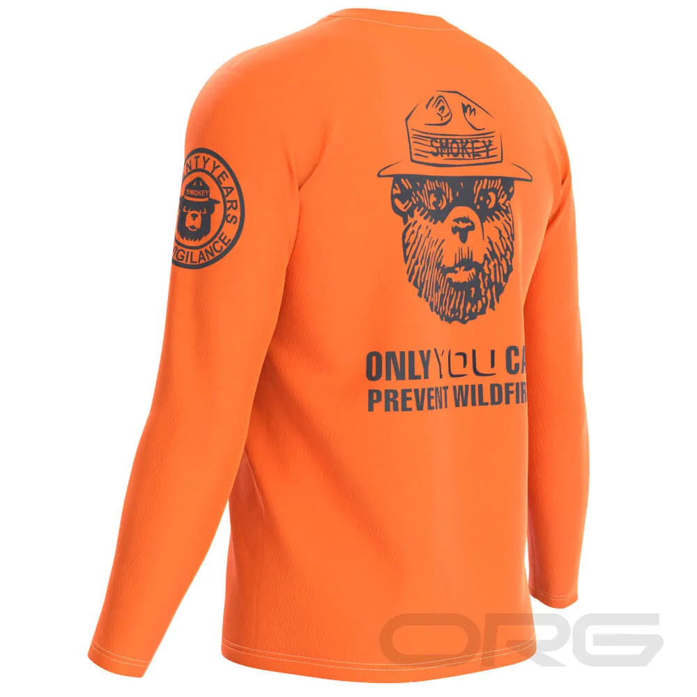 FMR Smokey Bear Long Sleeve Running Shirt