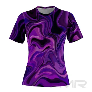 FMR Women's Purple Short Sleeve T-Shirt