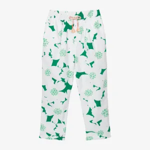 Girls' green pants