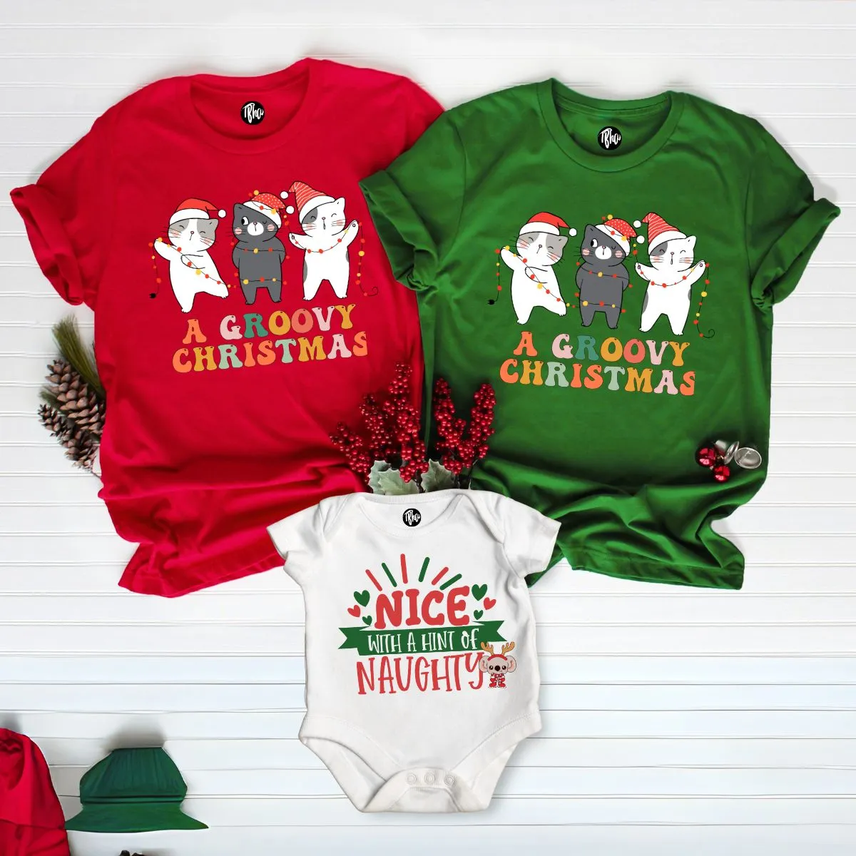 Have A Groovy Christmas - Perfect Family T-Shirts for Christmas