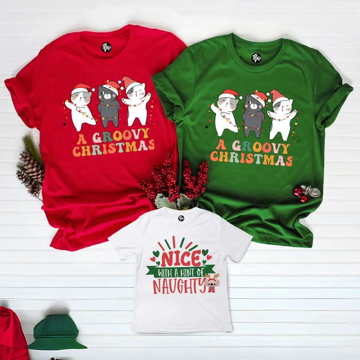 Have A Groovy Christmas - Perfect Family T-Shirts for Christmas