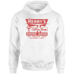 Henry's - Fillmore, CA - Vintage Restaurant - Unisex Hoodie