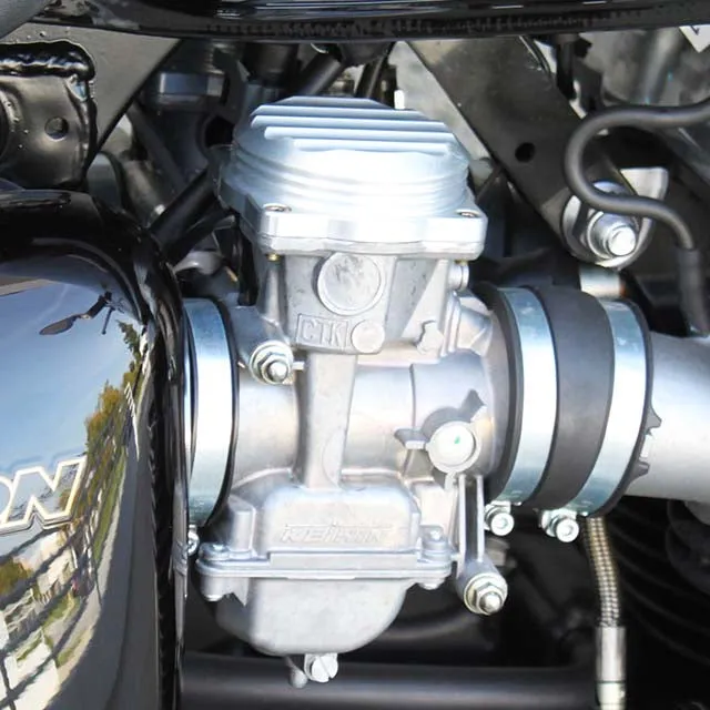 Joker Machine EFI Carb Tops for Triumph Motorcycles | Silver