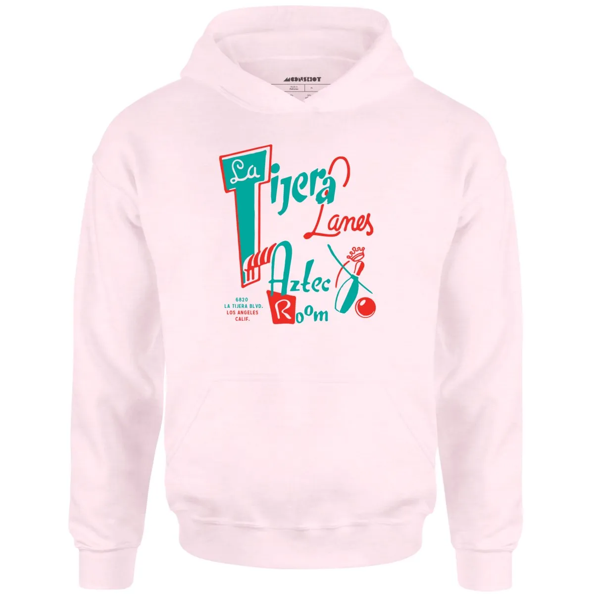 La Tijera Lanes - Los Angeles, CA - Vintage Bowling Alley - Unisex Hoodie