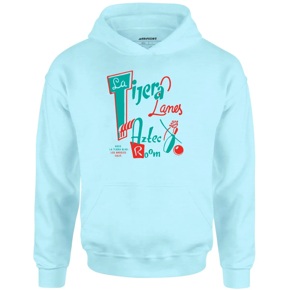 La Tijera Lanes - Los Angeles, CA - Vintage Bowling Alley - Unisex Hoodie