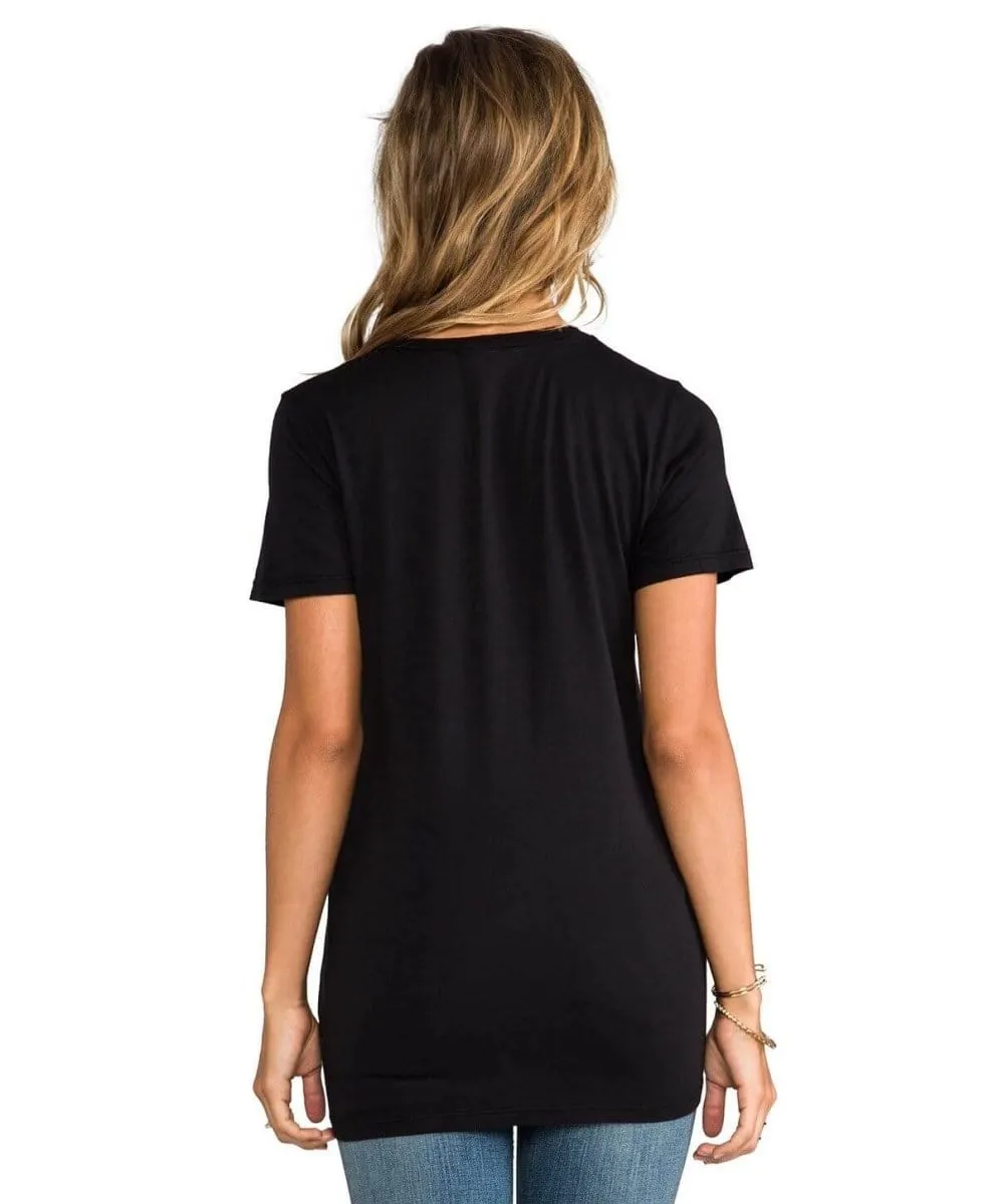 Lightweight Black V-Neck