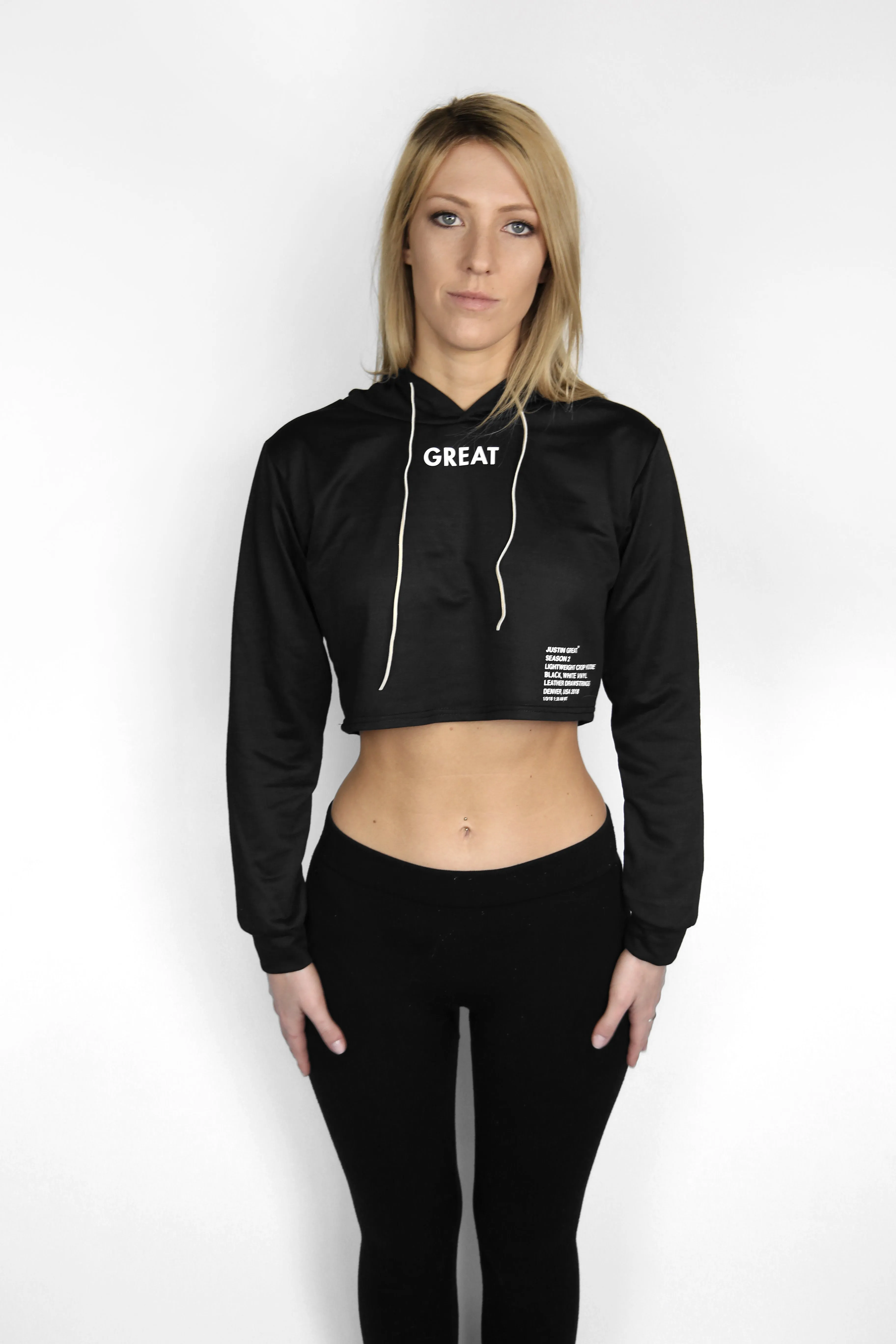 Lightweight Crop Hoodie