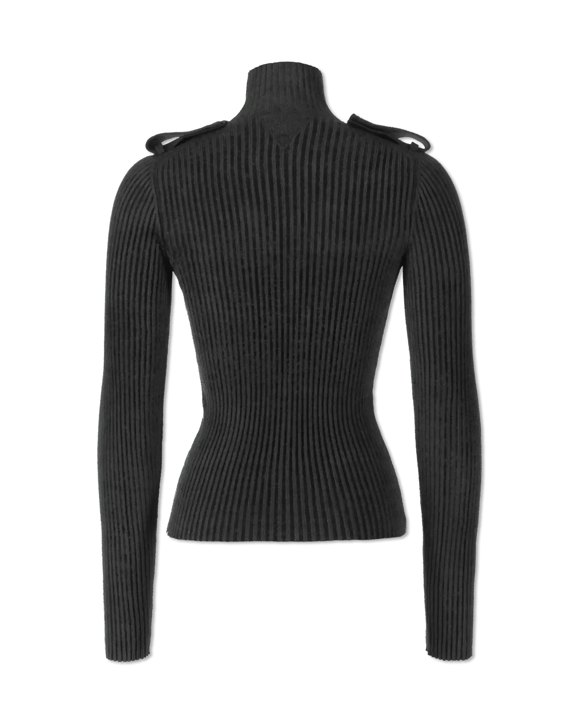 Lightweight Ribbed Turtleneck