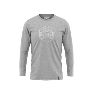 Men's Diporto Long Sleeve T Shirt (Grey)