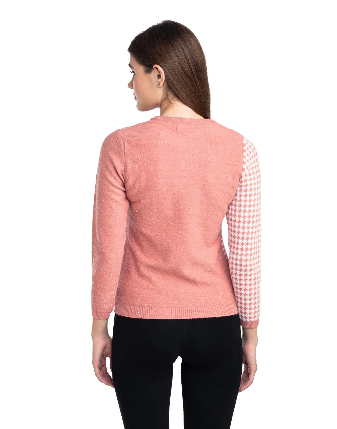 Moda Elementi Knitted sweaters pullover styles Coral