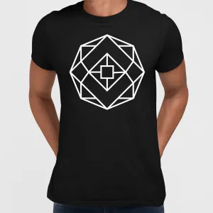 Modern Geometric Elements - Line Dots & Shapes Printed t-shirts Unisex Sample 21