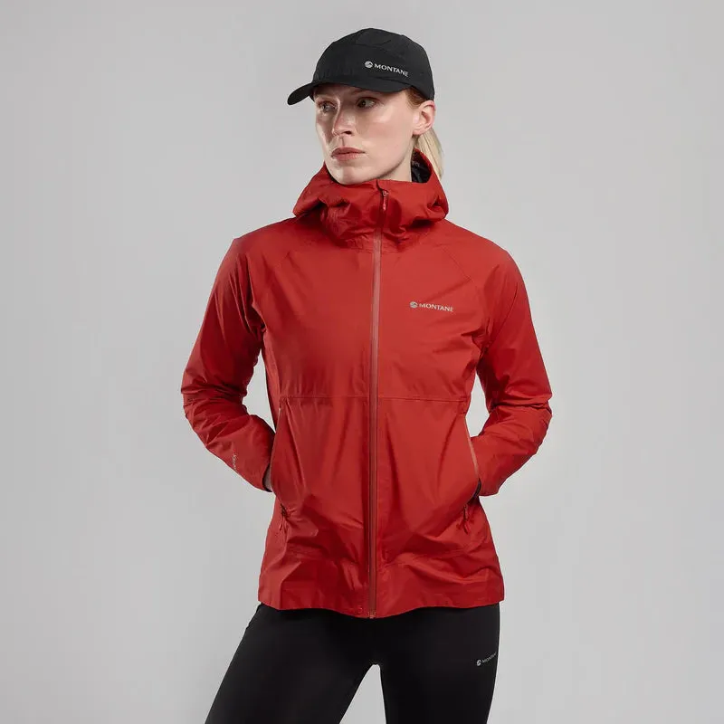 Montane Women's Phase Nano GTX Waterproof Jacket - Saffron Red