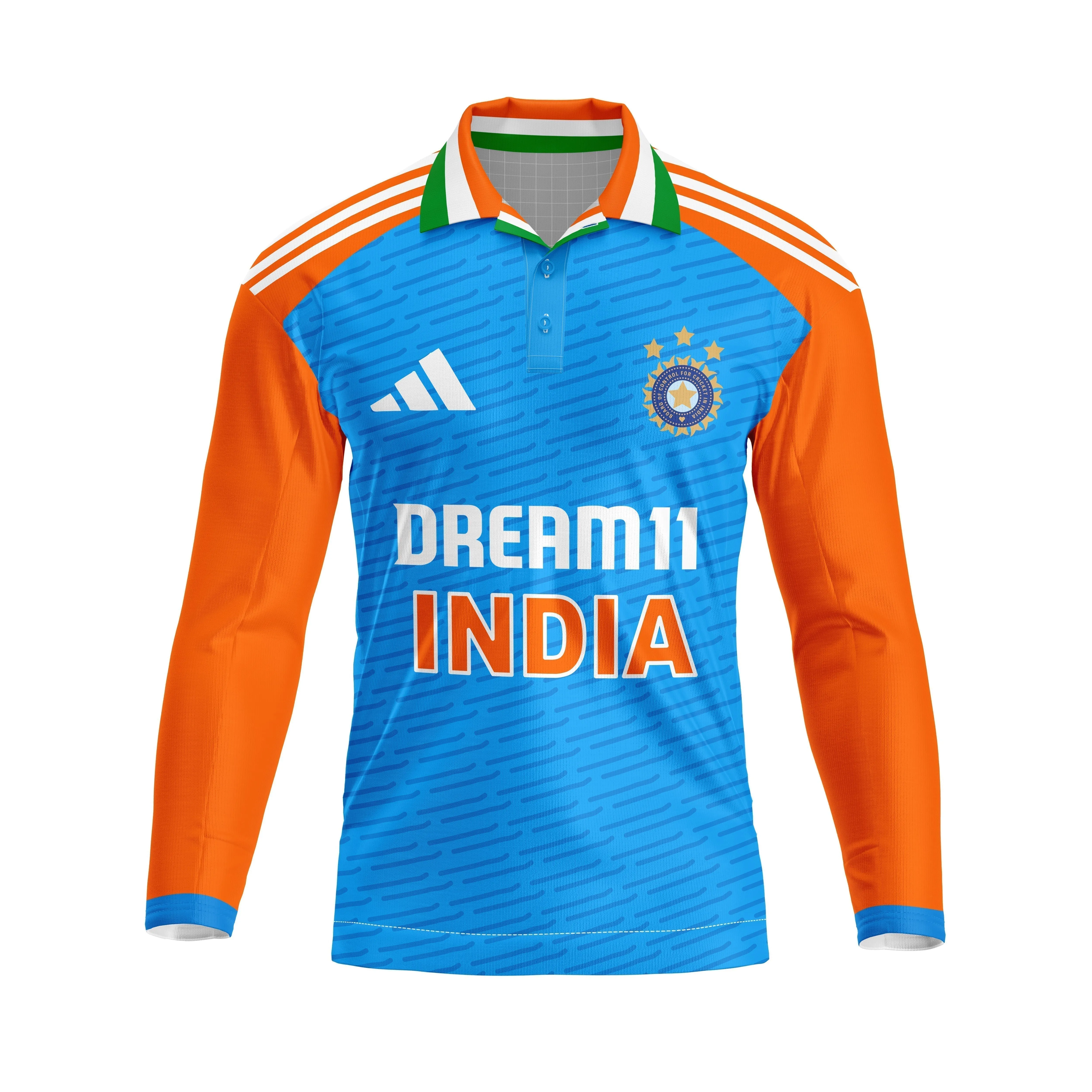 Nextprint Deepak Printed India Cricket 2024 World Cup Jersey Full Sleeve