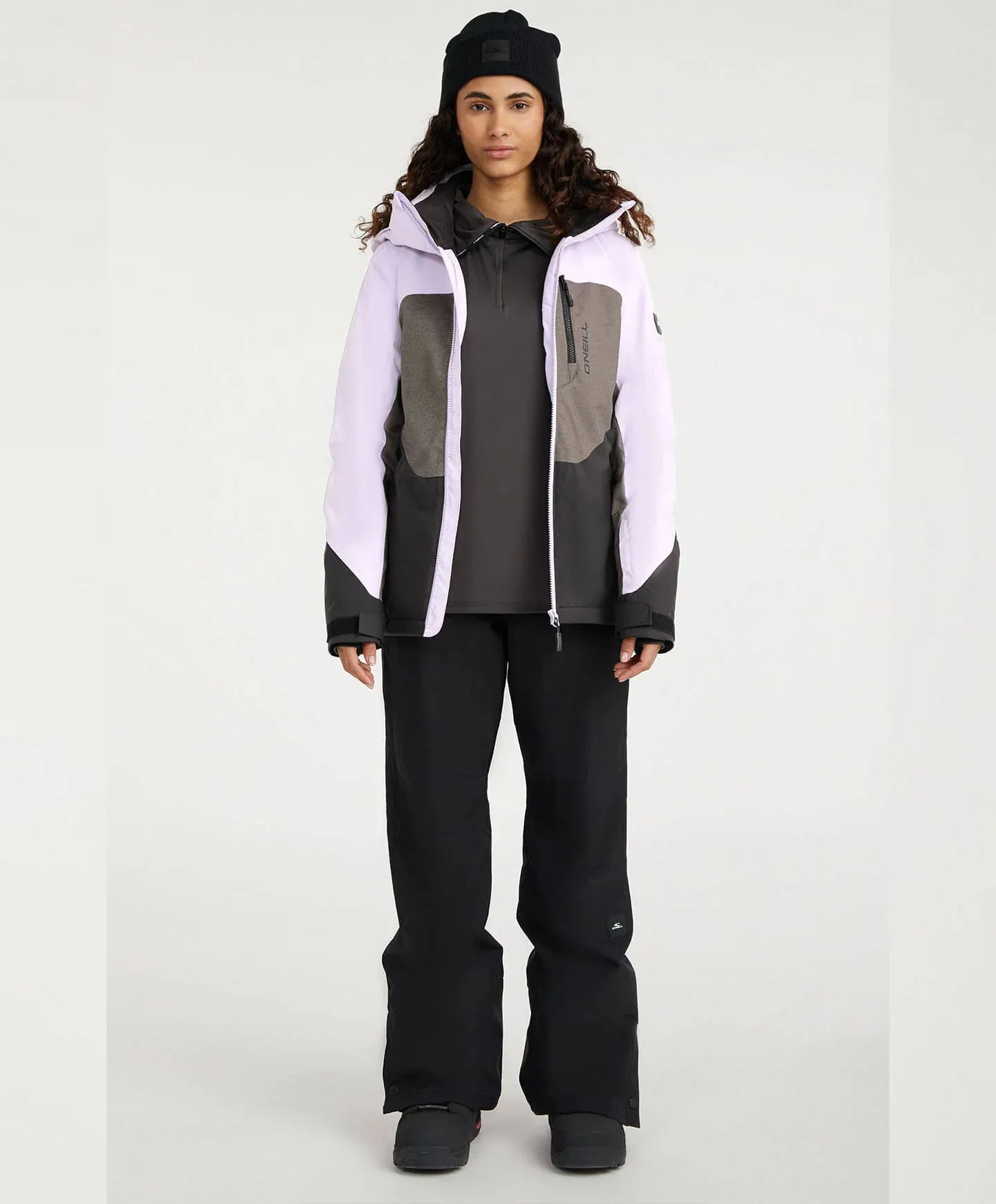 ONeill Carbonite Jacket Womens 2024 Purple Rose Colur Block