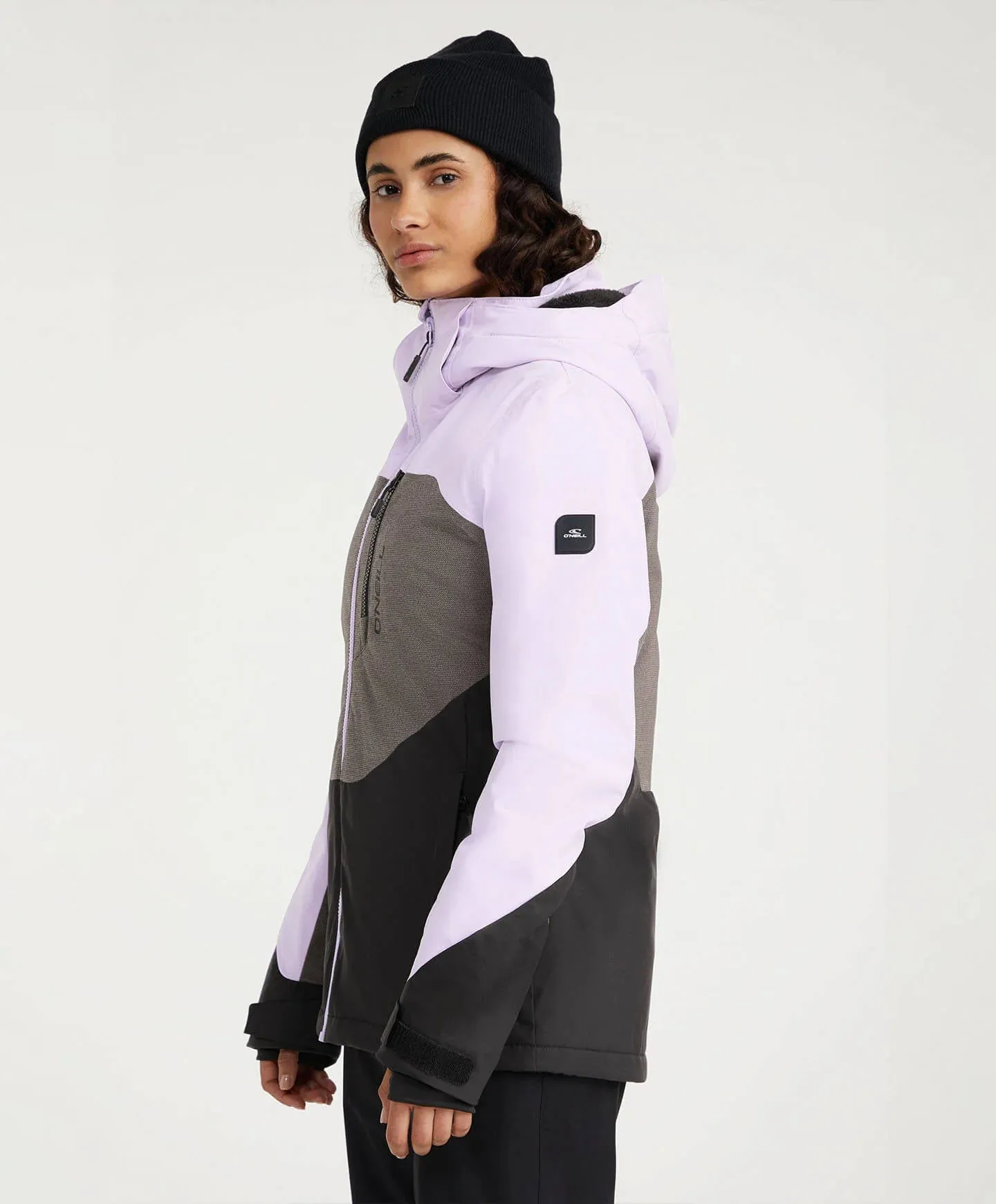 ONeill Carbonite Jacket Womens 2024 Purple Rose Colur Block