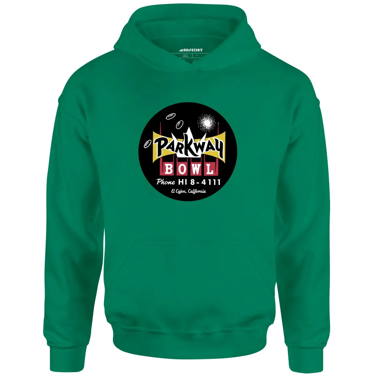 Parkway Bowl - El Cajon, CA - Vintage Bowling Alley - Unisex Hoodie