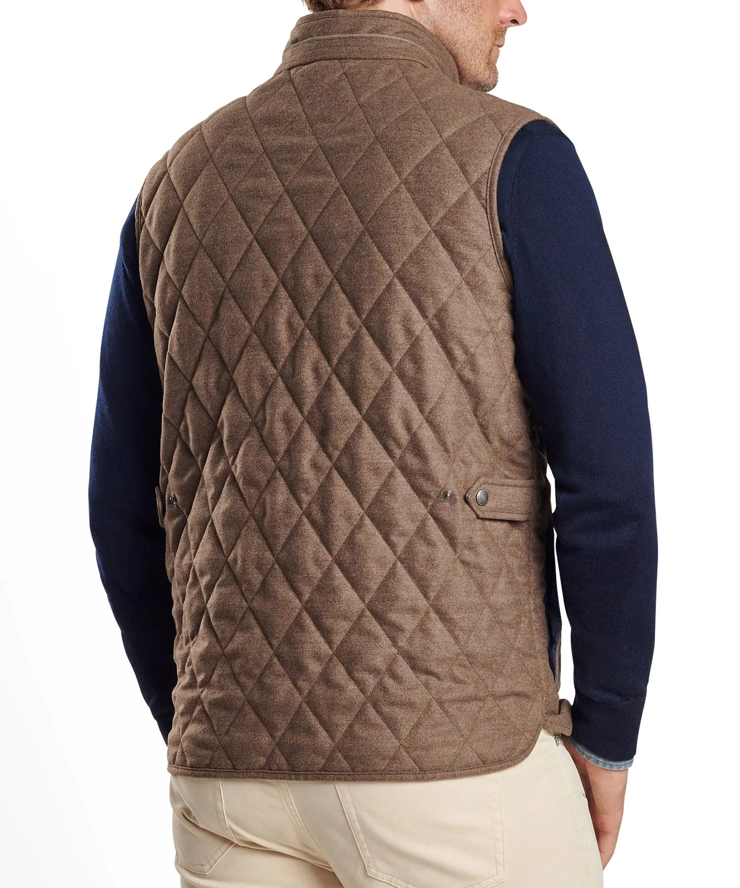 Peter Millar Essex Quilted Wool Travel Vest