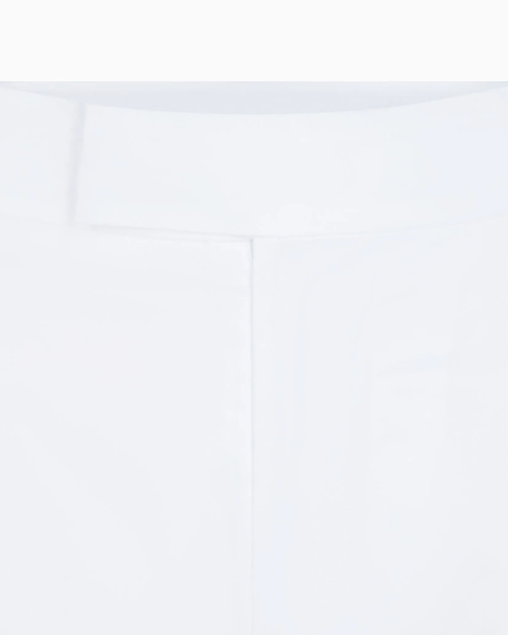 Poplin Low Rise Trouser | White