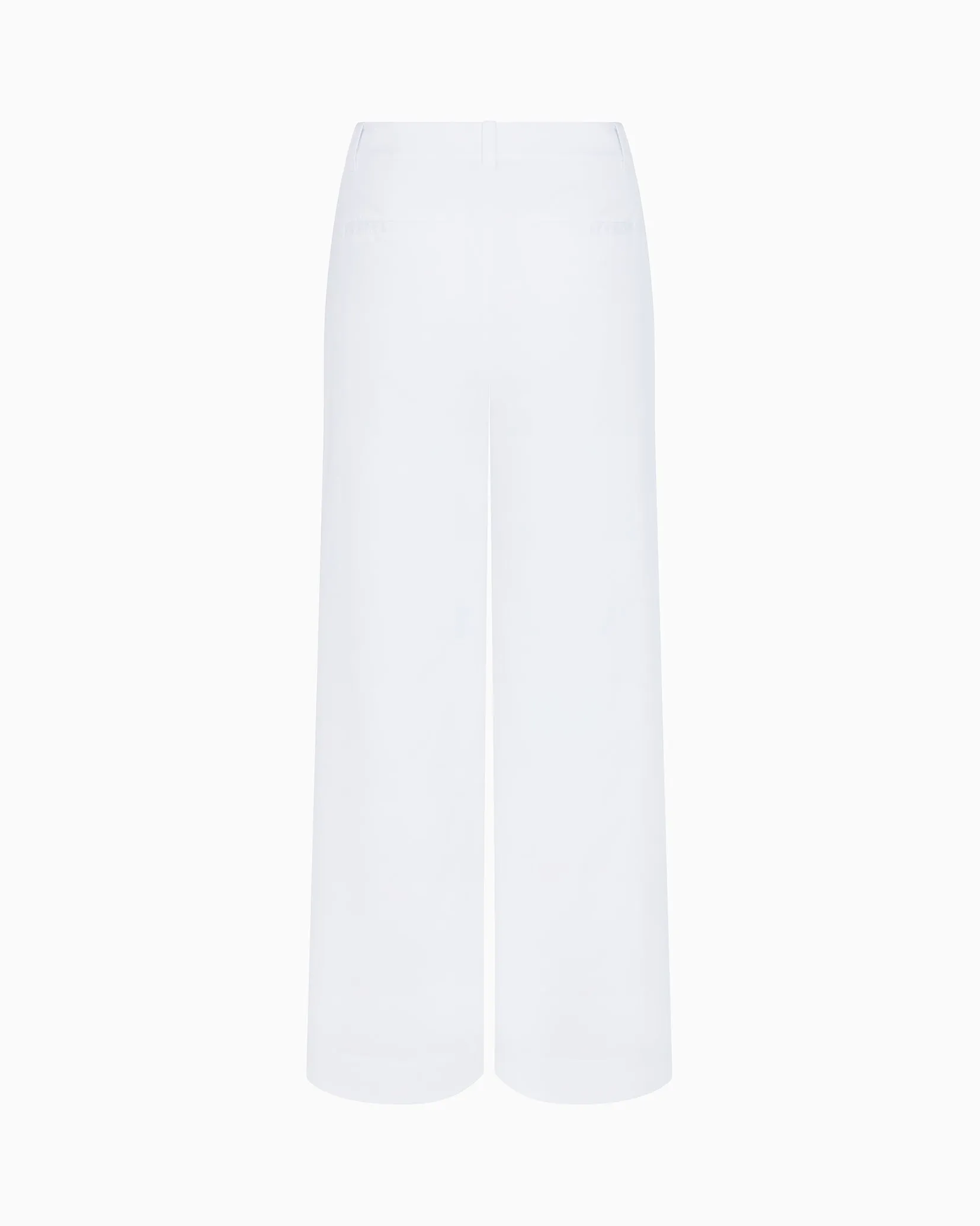 Poplin Low Rise Trouser | White