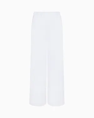 Poplin Low Rise Trouser | White