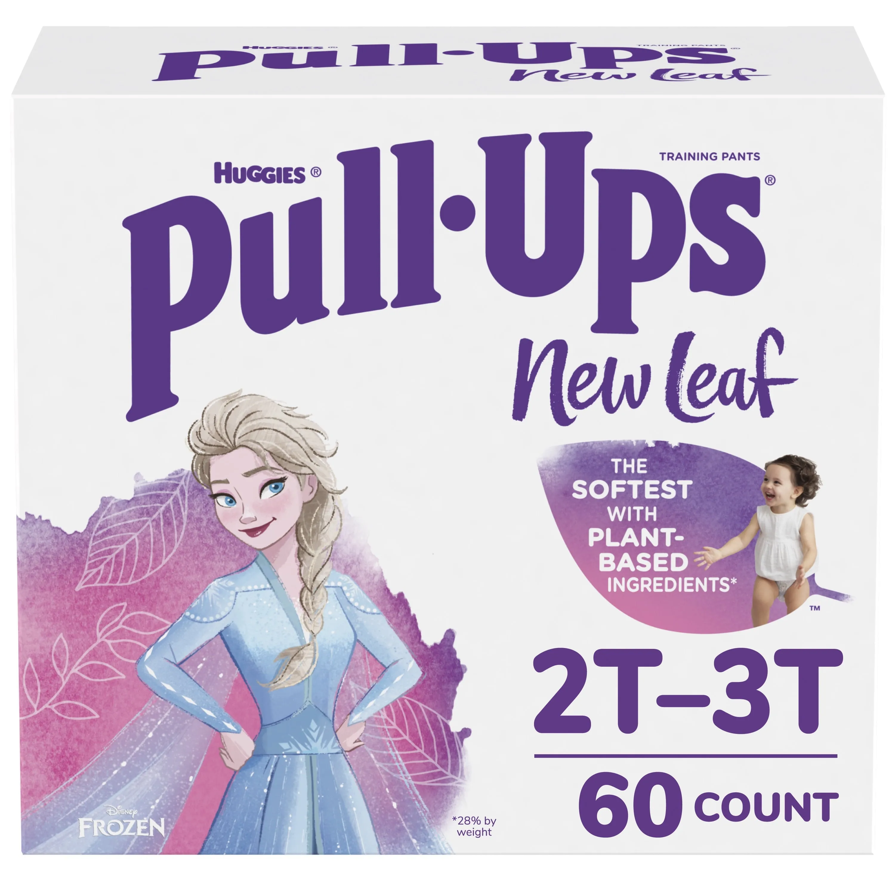 Pull-Ups New Leaf Girls' Disney Frozen Training Pants, 2T-3T, 60 Ct