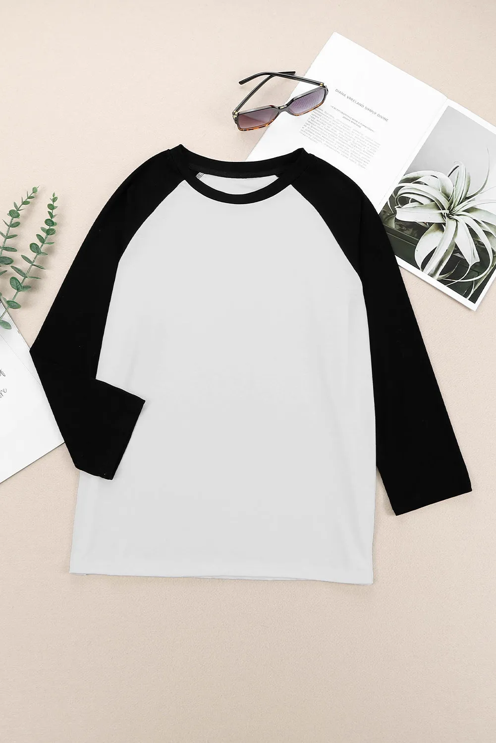 Raglan Sleeve Pullover Top