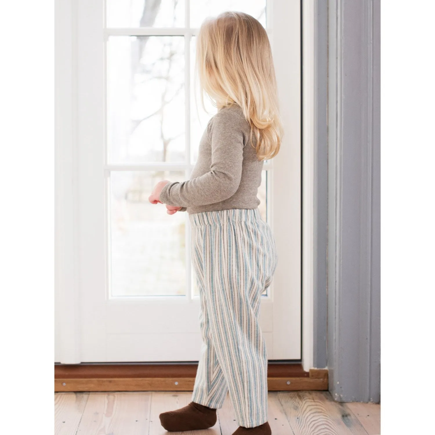 Serendipity Arctic Stripe Brushed Pants