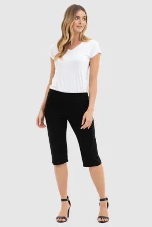 Softline Crop Pants - Black